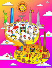 New York Illustration GIF by PEEKASSO