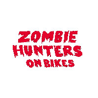 BelldoradoDE zombie bicycle zombie hunter zhob Sticker