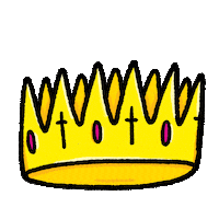 JoshPringle queen crown king pringle Sticker