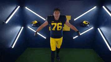 Go Blue College Football GIF by Michigan Athletics