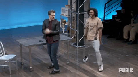 daveed diggs dancing GIF by The Public Theater