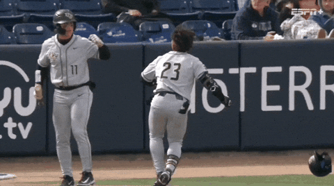 Celebrate Home Run GIF by UCF Knights