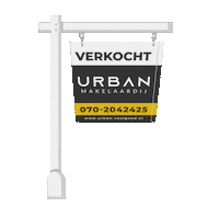 urbanvastgoed verkocht te koop open huis bel me Sticker