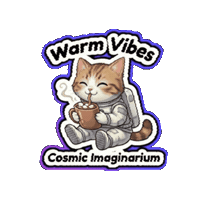 Holiday Season Kawaii Cat Sticker