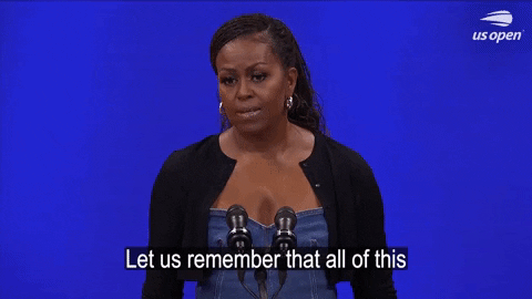 Michelle Obama Sport GIF by US Open