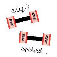 Girl Fitness Sticker by THE BOD Love Sophie