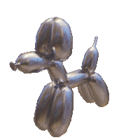 Jeff Koons Art Sticker by VVDLAB