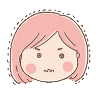 latteandpaper happy anime girl sad Sticker