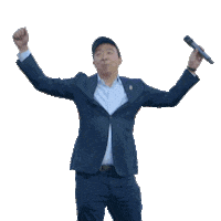 Yang Gang Jump Sticker by Andrew Yang