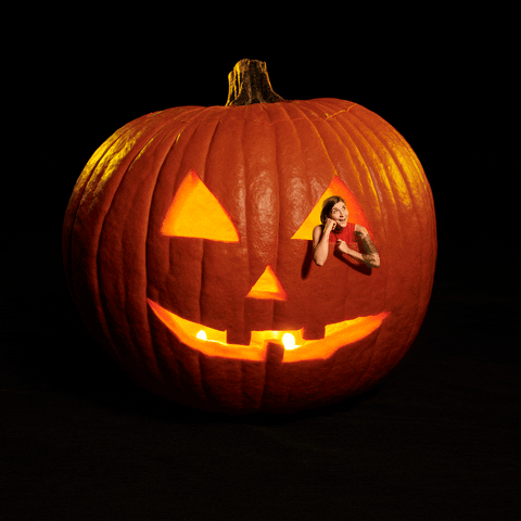 linneabullion giphyupload halloween spooky pumpkin GIF