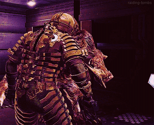 dead space ew whats wit his face GIF