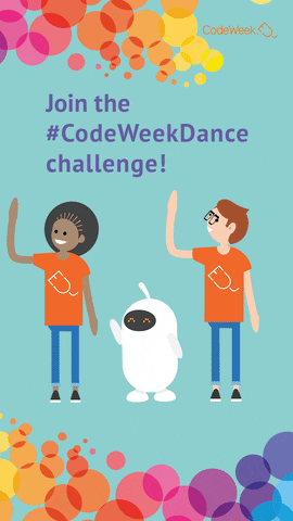 CodeWeekEU giphyupload codeweek code week codeweekdance GIF