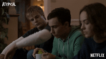 dude be weird GIF by NETFLIX