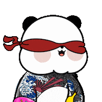 Treat Yourself So Good Sticker by Kanpai Pandas