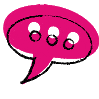 les-semillantes rose dialogue bulle lessemillantes Sticker