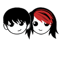 Girl Emo Sticker