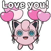 I Love You Hearts Sticker by Pokémon_JPN