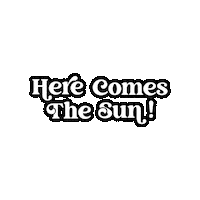 Here Comes The Sun Sticker by marie birdie sport