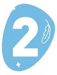 Number Flying Sticker