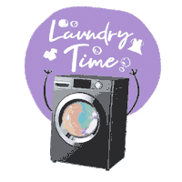 PanasonicHomeIndonesia laundry washing machine panasonic mesin cuci Sticker