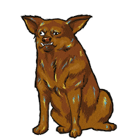pasalochancho dog perro duda dont understand Sticker