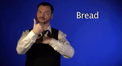 sign language bread GIF by Sign with Robert