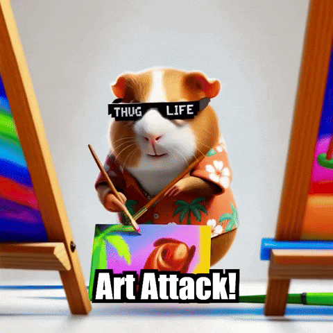 Guinea Pig Art GIF by Guinea Gambino