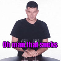 Chefnickdigiovanni disappointed ouch sucks ohman GIF