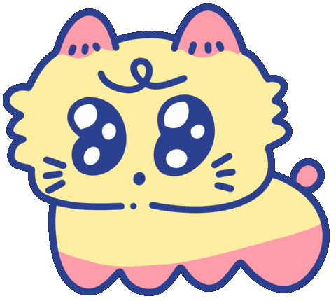nkpp288 giphyupload cat 猫 nakanaka Sticker