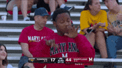 Terps Football Dancing GIF by Maryland Terrapins