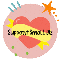Shop Here Small Business Sticker