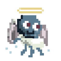 graemeharveybirmingham pixelart rap angel hiphop Sticker