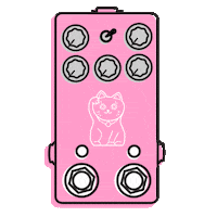 Guitar Pedals Luckycat Sticker by JHS Pedals