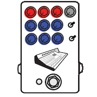 Guitar Pedals Sticker by JHS Pedals