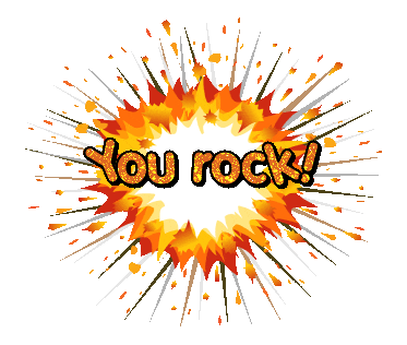 Sparkle You Rock Sticker