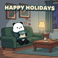 Treat Yourself Merry Christmas GIF by Kanpai Pandas