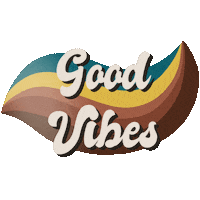 Happy Good Vibes Sticker