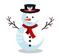 snowcard_tirol snow vacation austria snowman Sticker