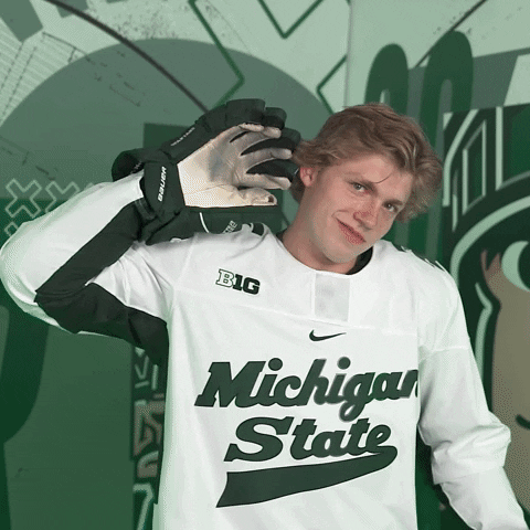 Msu Go Green GIF by Michigan State Athletics