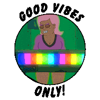 Feeling It Good Vibes Sticker by The Roku Channel