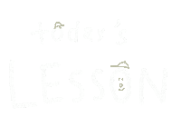 Today Lesson Sticker