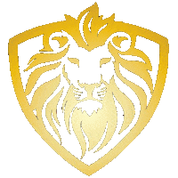 Shawluxe gold painting luxury lion Sticker