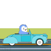 Travel Driving Sticker by Pudgy Penguins