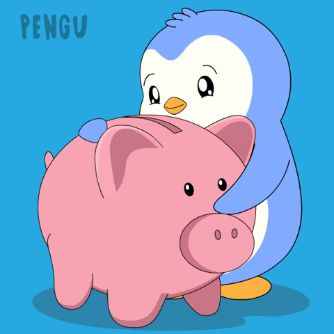 Money Save GIF by Pudgy Penguins