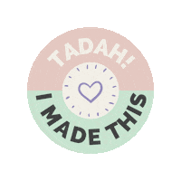 Hand Made Sewing Sticker by Tadah Patterns