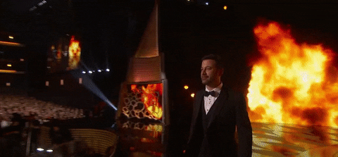 Walk Out Jimmy Kimmel GIF by Emmys