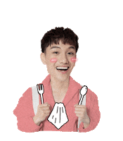 Hungry Sticker by JUUN D