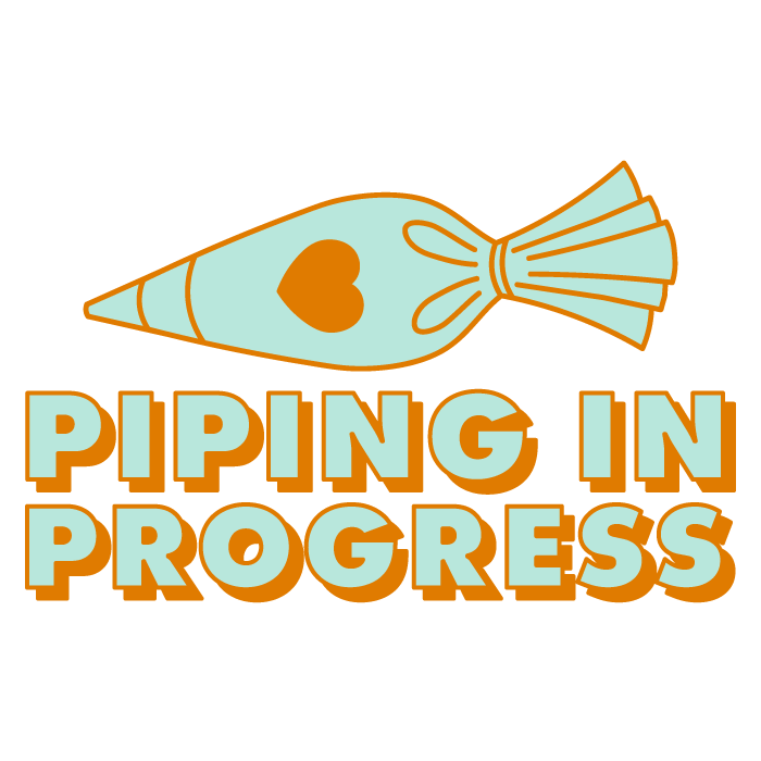 Mirror Piping Sticker by Funny Face Bakery