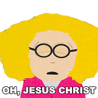 Jesus Christ Omg Sticker by South Park