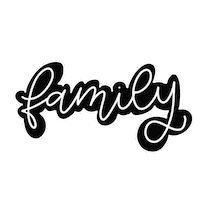 LauraMorgado love white family mom Sticker